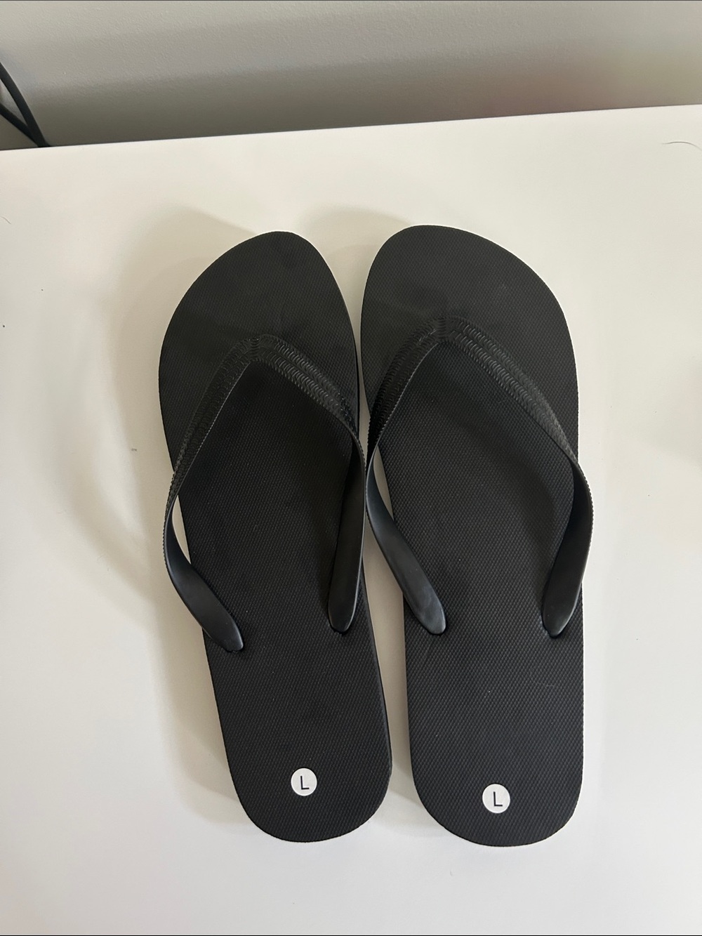 Men's Black Flip-Flops - Casual Beach & Everyday Sandals